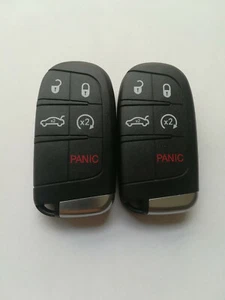 2 piezas Carcasa de llaves para 2011-2020 DODGE Journey Durango CARGADOR M3N-40821302 Control remoto - Imagen 1 de 3