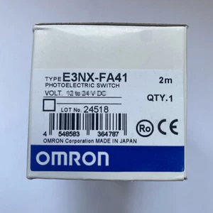 New In Box Omron E3NX-FA41 Digital Smart Fiber Sensor Amplifier 10-30V DC - Picture 1 of 8