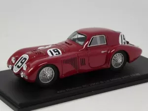 Spark Alfa Romeo 8C 2900 B #19 Sommer Biondetti 24h Le Mans 1938 1/43 S9439 - Imagen 1 de 5