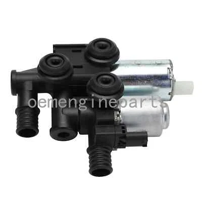Heater Control Valve With Auxiliary Water Pump For BMW E83 E46 318I 64118369807 - Image 1 of 4