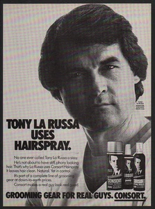 1984 TONY LaRUSSA - MLB Baseball Manager - CONSORT VINTAGE ADVERTISEMENT - Picture 1 of 1