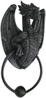 Pacific Giftware 7 Inch Dragon Gargoyle Bust Resin Door Knocker Statue Figurine