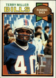 1979 Topps Football Card #511 Terry Miller RC - NM
