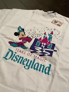 NUEVO CON ETIQUETAS Camisa Vintage DISNEYLAND 35 Aniversario Años de Magia Adulto Talla Grande - Imagen 1 de 9