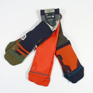 Stance ROUTE MID CREW SOCK CONFEZIONE DA 3 FRESHTEK CON INFIKNIT Taglia (Uomo 9-13) - Foto 1 di 2