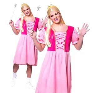 Erwachsene lustig Prinzessin Mädchen Kleid oder Perücke Junggesellenabschied rosa Herrenkostüm - Bild 1 von 4