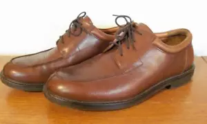 JOHNSTON & MURPHY BRAUN LEDER SPLIT TOE DERBY SCHUHE HERREN 11,5 M - Bild 1 von 11