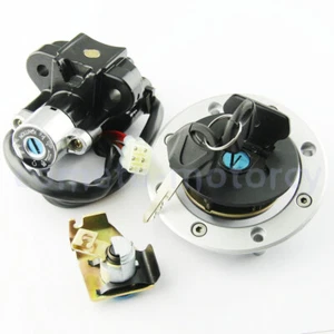 Ignition Key Switch Lock Set Fit for Suzuki DL1000 V-Strom 2002-12 GSX1400 02-07 - Picture 1 of 5