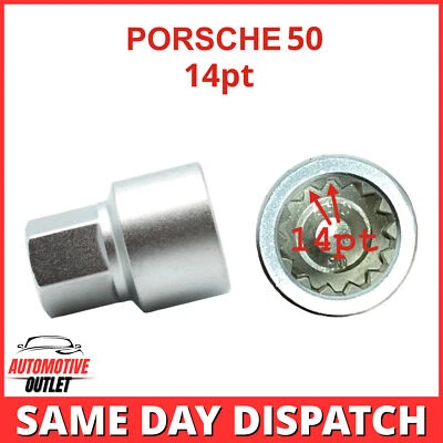 SECURITY MASTER 50 LWNK 14 SPLINE KEY FOR PORSCHE, UK STOCK - Image 1 of 4