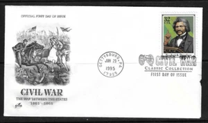 US SC # 2975h Civil War FDC / Frederick Douglass . Artcraft Cachet... - Picture 1 of 1