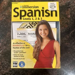 Instant Immersion Spanish Learning Disks Levels 1 2 3 Missing Level 1 Disk 1 - Picture 1 of 5