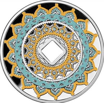 Dreamcatcher 1/2 oz Proof Silver Coin 500 Francs CFA Cameroon 2023 - Image 1 of 2