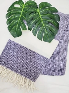 Beach Towels , Turkish Beach Towel 37x68 - Quick Dry Sand Free Lightweight - Picture 1 of 16