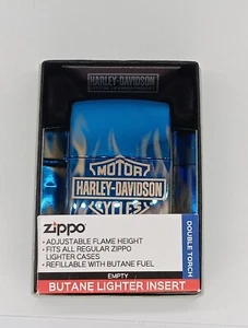Zippo Premium Harley Davidson 49469 "Double Torch" refillable Butane Lighter - Picture 1 of 6