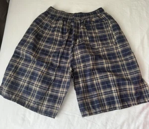 Pantalones cortos con cordón y bolsillos talla pequeña para hombre - Imagen 1 de 5