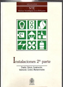 INSTALACIONES 2ª PARTE Diseño, Cálculo, Construcción, etc Mº Foment0 2000 - Imagen 1 de 1
