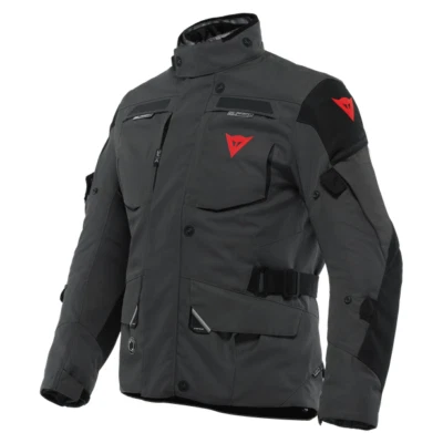 DAINESE GIACCA MOTO SPLUGEN 3L D-DRY® IRON GATE BLACK MAN IMPERMEABILE 4 SEASONS
