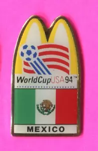 1994 WORLD CUP PIN TEAM MEXICO PIN FIFA WORLD CUP MCDONALDS USA PIN SMALL PIN - Bild 1 von 1
