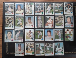 1973 Topps CALIFORNIA ANGELS TEAM Set EX 26 cards Nolan Ryan Frank Robinson - Picture 1 of 7