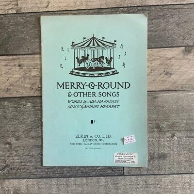Merry-G-Round & Other Songs Elkin & Co Ltd Piano & Voice Sheet Music - Image 1 of 4