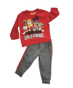 Baby Boys Nickelodeon Paw Patrol Long Sleeve Tracksuit Casual Pants Red 12m  24m - Picture 1 of 5