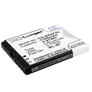 Battery for BLU Cubo Nokia N78 N79 N95 8GB VIBO A688 N6F10T BL-6F CS-NK6FSL - Picture 1 of 5