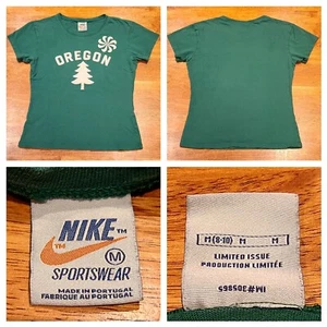 Vtg Nike Sportswear Orange Tag Oregon Pinwheel Graphic T-Shirt Women's Sz Medium - Picture 1 of 10