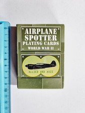 Cards By Game Sealed Airplane Spotter World War II Original Playing Card