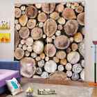 Wood With Different Growth Cycles Printing 3d Blockout Curtains Fabric Window