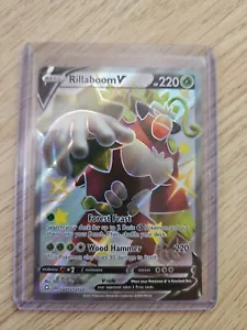 Pokemon Card Rillaboom V SV105/SV122 Shining Fates Near Mint - Picture 1 of 2