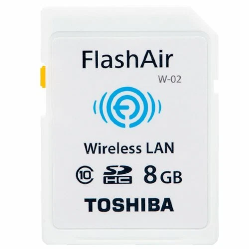 Toshiba SDHC Memory Card (Flash Air) 8GB SD-WC008G - Image 1 of 1