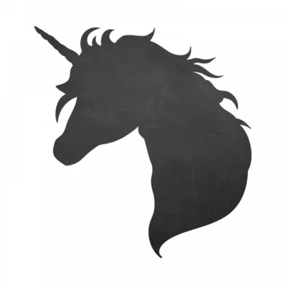 005 Einhorn selbstklebende Tafelfolie/ Kreidefolie inkl. 3 Stück Kreide 750x800 - Bild 1 von 4