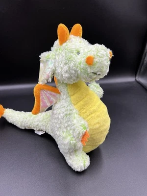 Webkinz Citrus Dragon Plush Stuffed Toy HM436 No Code Tag Ganz Green Yellow - Image 1 of 4