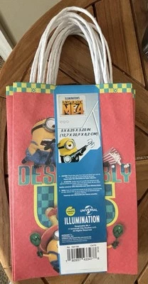 NEW Despicable ME Minions Party Favor Bags 8 Count Kraft Paper - Image 1 of 4