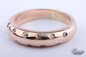 Brillantring 750 18K Gelb Gold Brillianten Gr 50 Top! - Bild 1 von 6
