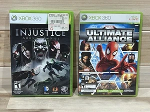 Impresionante Lote de Juegos Xbox 360 Ultimate Alliance + Injustice Gods Among Us - Imagen 1 de 4