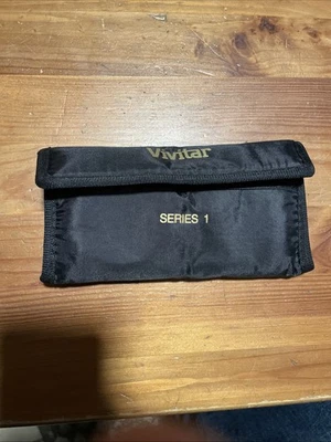 Vivitar Series 1 Multi Coated 3 pc Filter Kit w/ Pouch- UV CPL FLD for 49mm Lens - Image 1 of 4