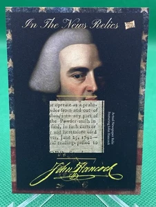 2018 The Bar POTP Hybrid Edition ITNH-JH John Hancock News Relic (B) - Bild 1 von 7