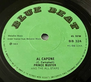 PRINCE BUSTER - AL CAPONE - 7" SINGLE - BLUE BEAT - REGGAE - REISSUE - Picture 1 of 2