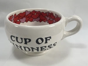 Maria Engelbreit Kaffeetasse Becher XL "Tasse der Freundlichkeit" Herzen Vintage 1999 - selten! - Bild 1 von 12