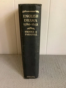 ENGLISCHES DRAMA 1580-1642 1. Auflage 1933 Hardcover enger Einband guter Zustand - Bild 1 von 7