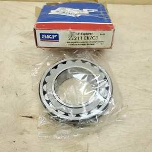 Rodamiento de rodillos esférico SKF 22211EK 55 mm ID X 100 mm OD X 25 mm de ancho - NUEVO - Imagen 1 de 1