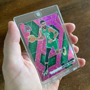 Jayson Tatum SSP /20, 2024-25 Mosaic Fast Break Pink Disco Prizm #188 Celtics - Bild 1 von 7