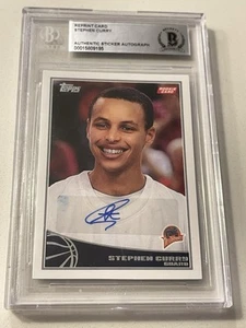 2009-10 Topps - Stephen Curry #321 (RC)🔥👀reprint card with authentic auto - Picture 1 of 2