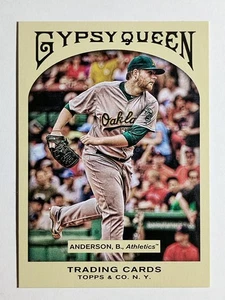 2011 Topps Gypsy Queen #328 Brett Anderson SP - Bild 1 von 2