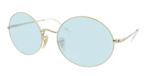 Gafas de sol Ray-Ban 0RB1970 001/W3 oro brillante ovaladas - Imagen 1 de 5