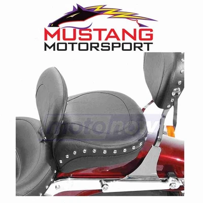 Mustang Wide Touring Studded Recessed Rear Seat for 2001-2006 Harley hy Foto 1 de 4