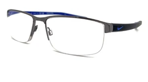 NEU NIKE 8098 078 BRUSHED GUNMETAL AUTHENTISCHE BRILLE 56-16-140 - Bild 1 von 5
