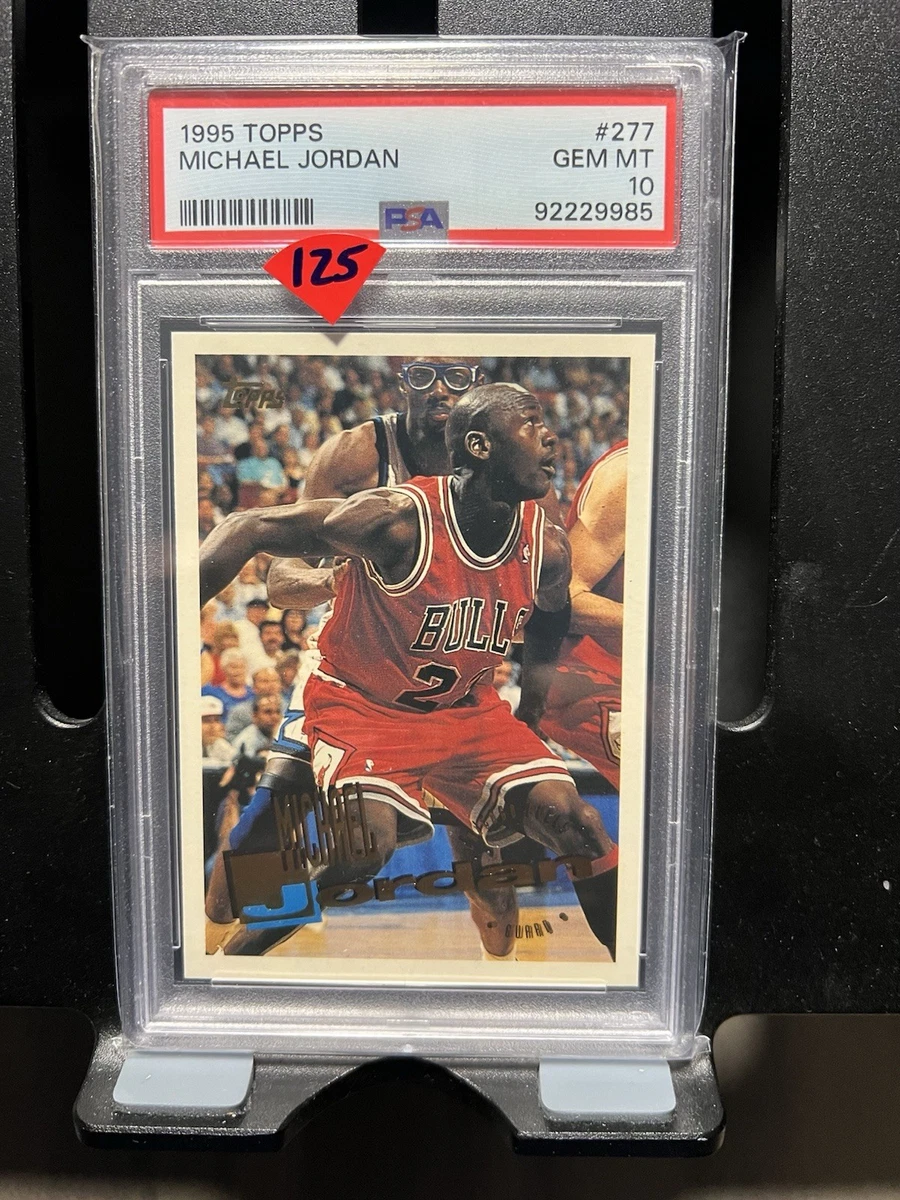 Topps Michael Jordan 10 Graded Basketball Trading Cards