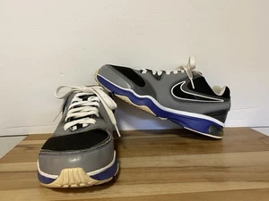 Nike Air Compete TR Ladies Trainers/Running Shoes Black Grey Blue Size 10 ~ EUC - Picture 1 of 15